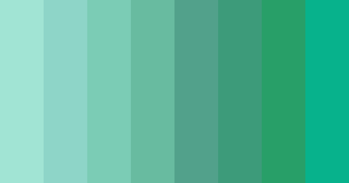 Download tropical serenity color palette PNG image (landscape)