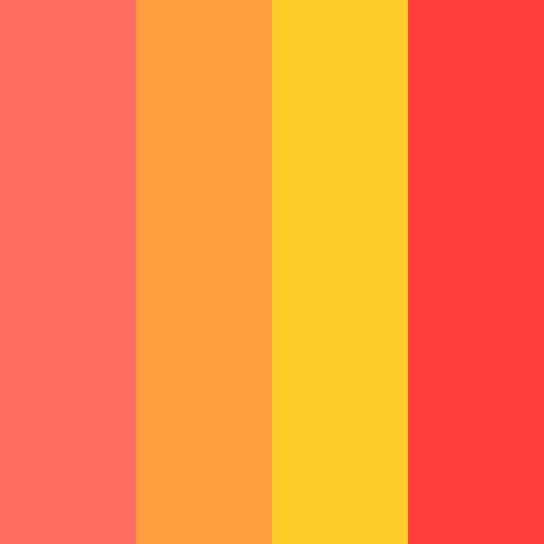Download vibrant burst color palette PNG image (square)