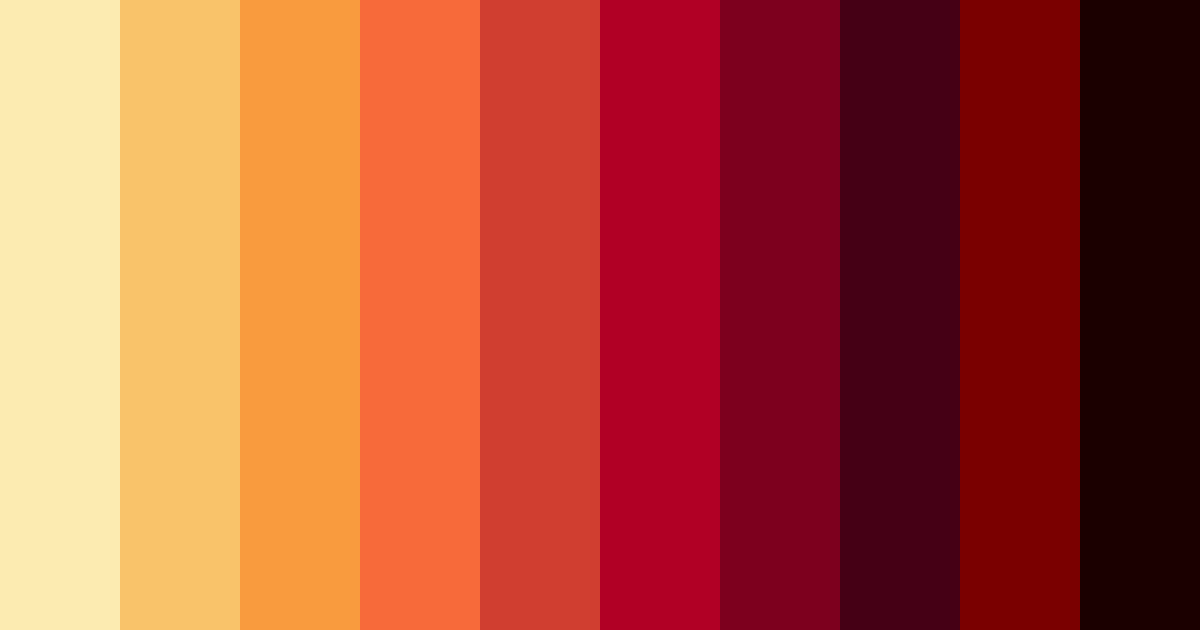 Download crimson ember symphony color palette PNG image (landscape)