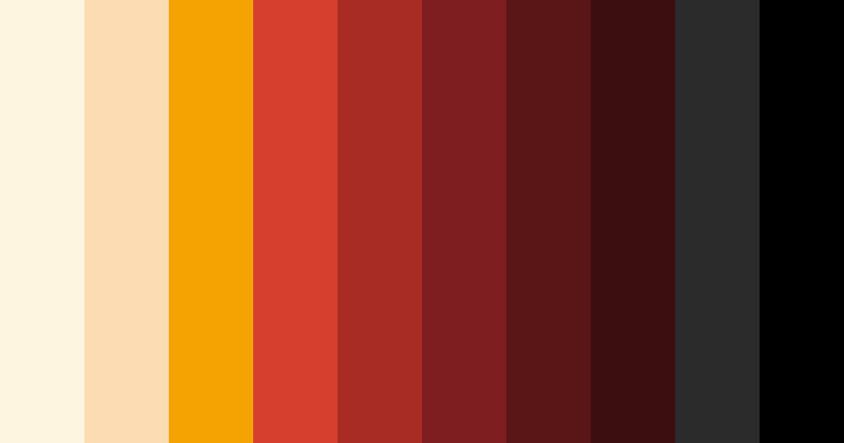 Download crimson ember elegance color palette PNG image (landscape)