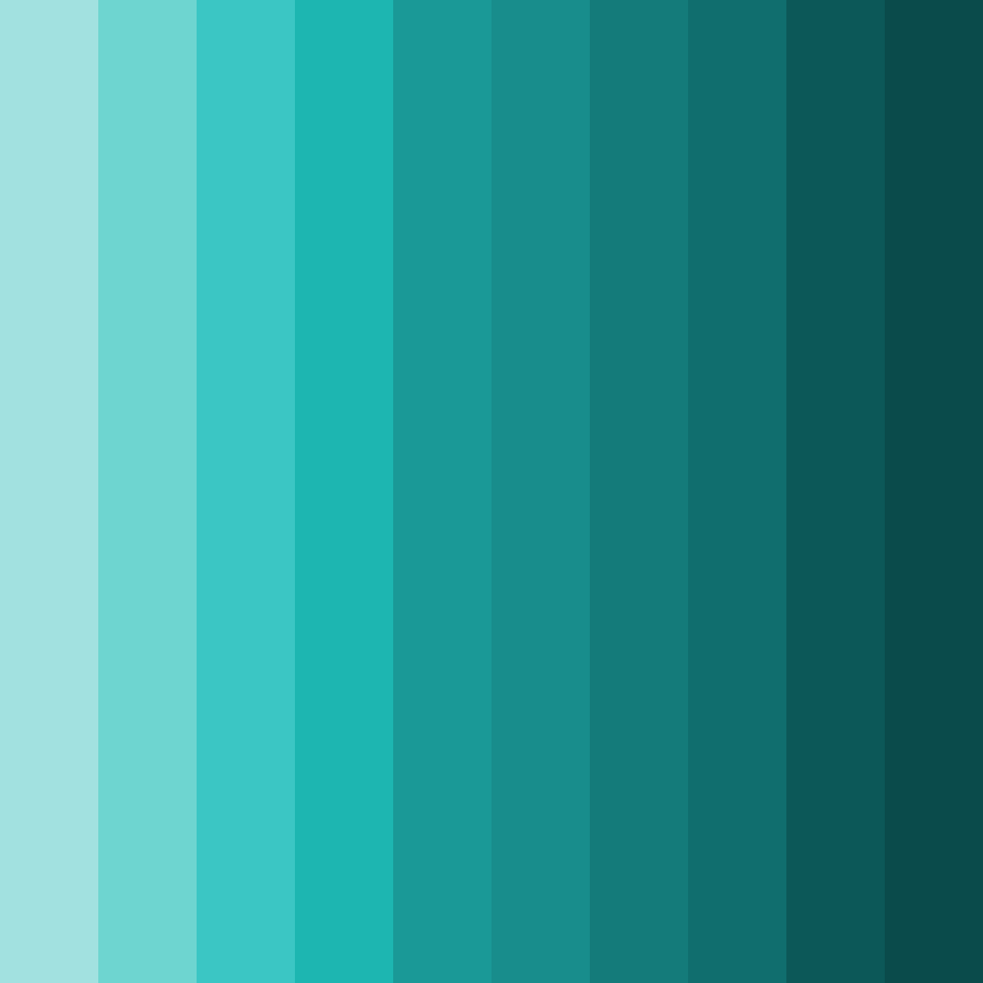 Download turquoise oasis color palette PNG image (square)