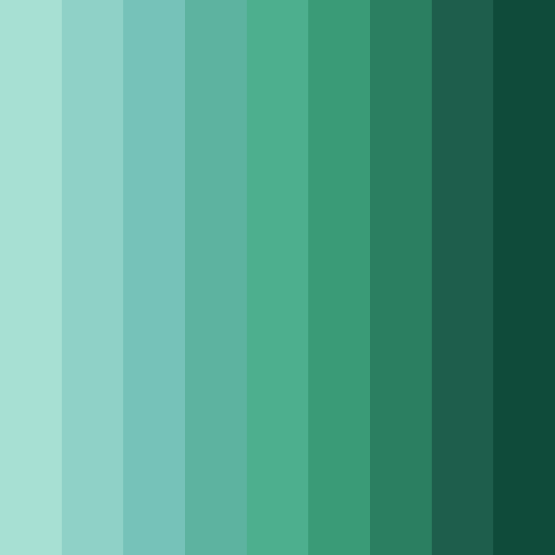 Download teal beach color palette PNG image (square)