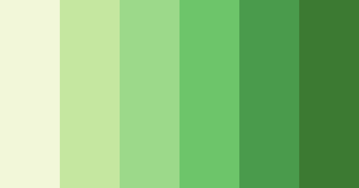 Download resilient greens color palette PNG image (landscape)