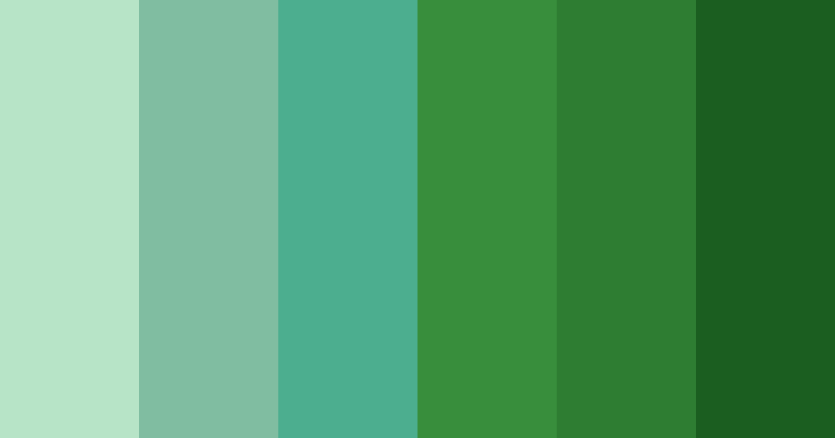 Download green forest color palette PNG image (landscape)
