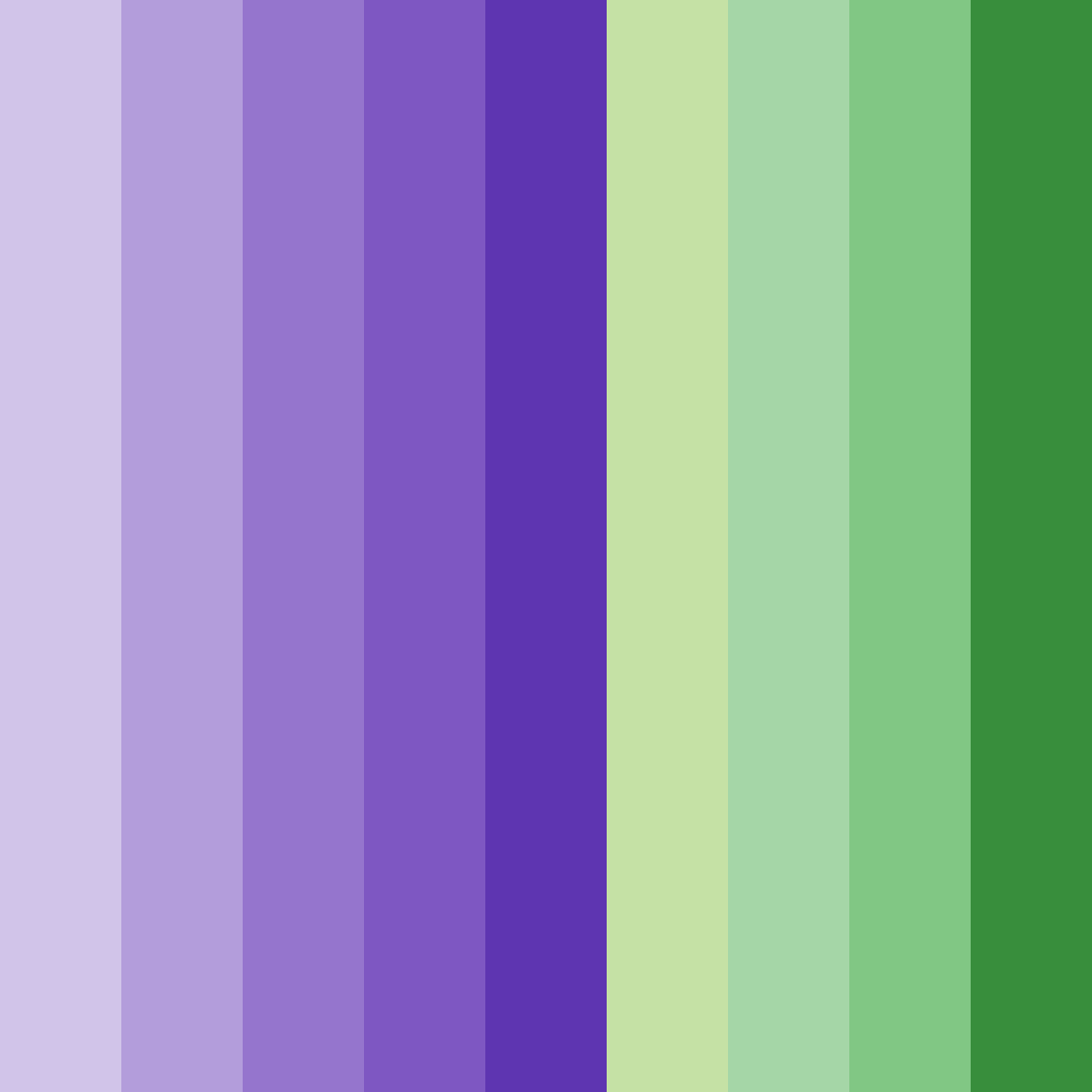 Download enchanted forest dreamscape color palette PNG image (square)