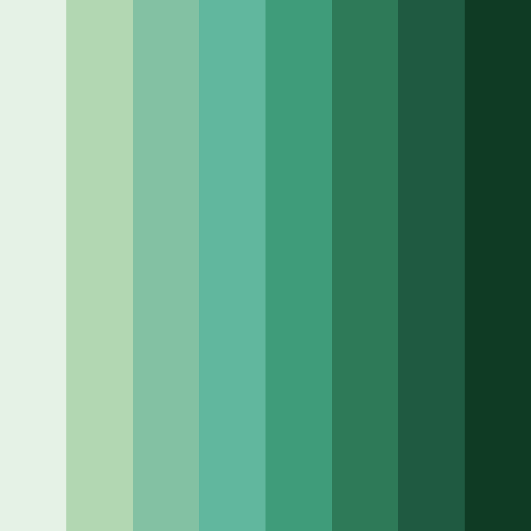 Download verdant canopy color palette PNG image (square)