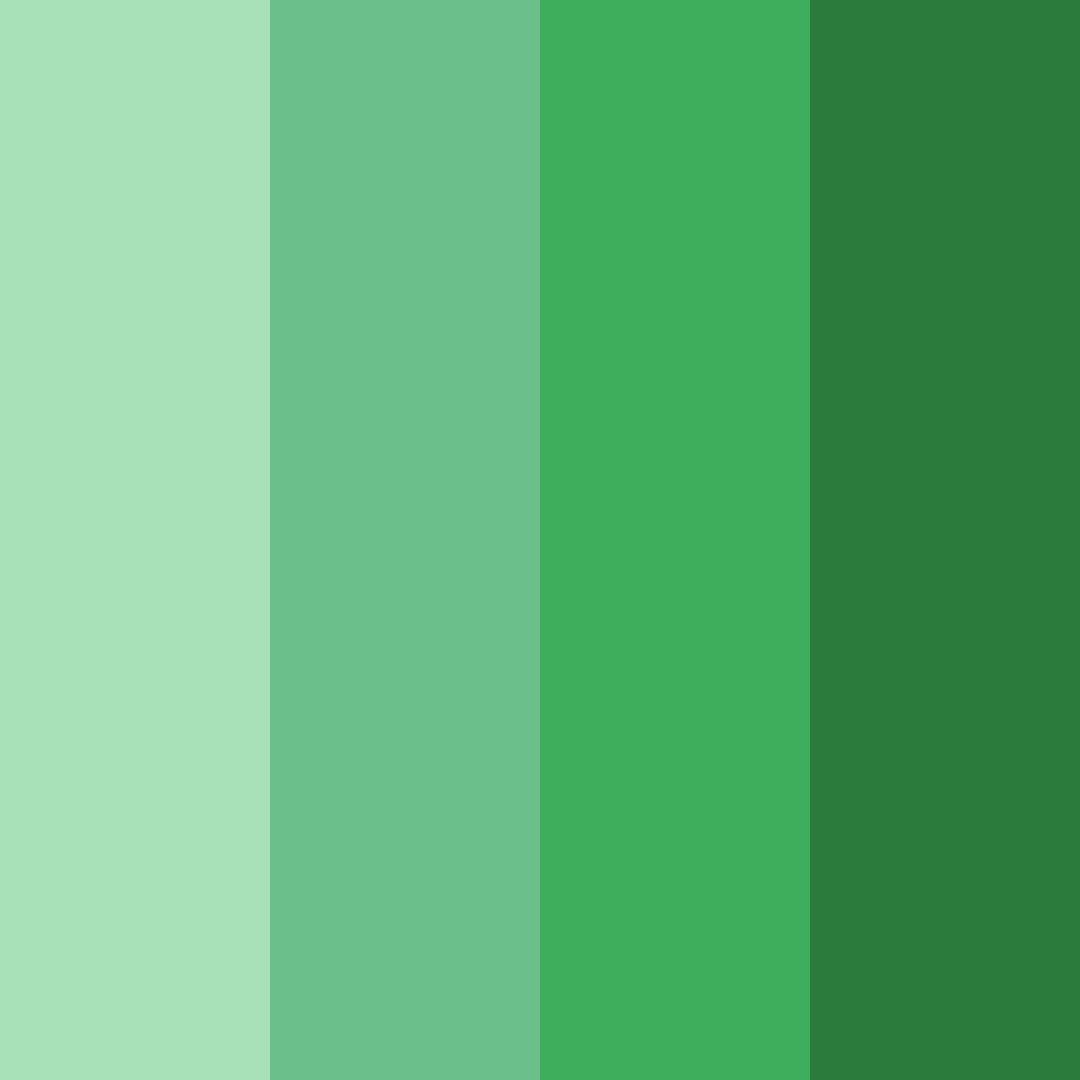 Download verdant whisper color palette PNG image (square)