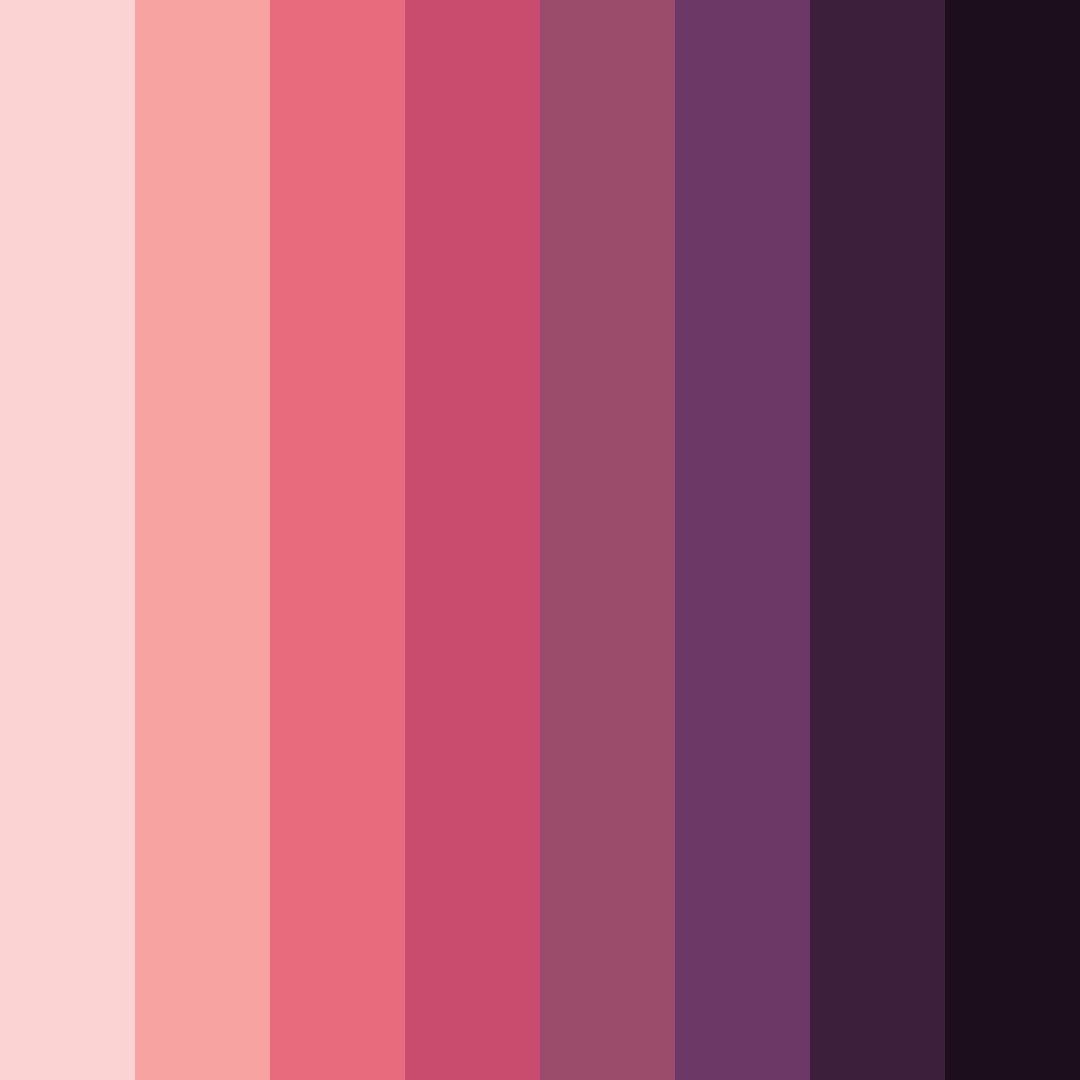 Download burgundy ice color palette PNG image (square)