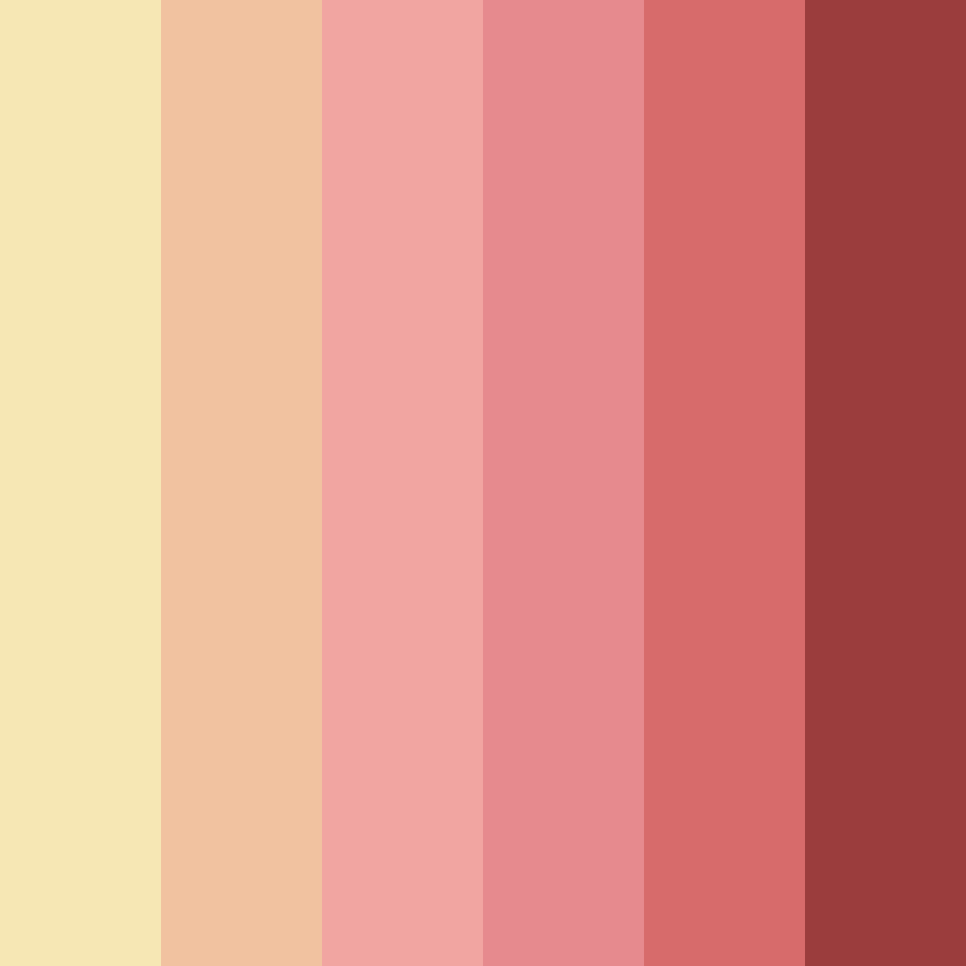 Download warm reds color palette PNG image (square)