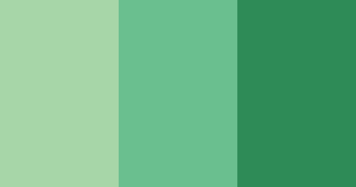 Download green oasis color palette PNG image (landscape)