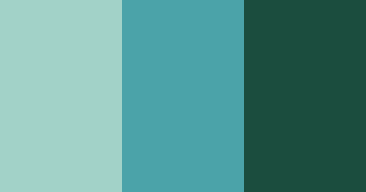 Download teal dinosaur color palette PNG image (landscape)
