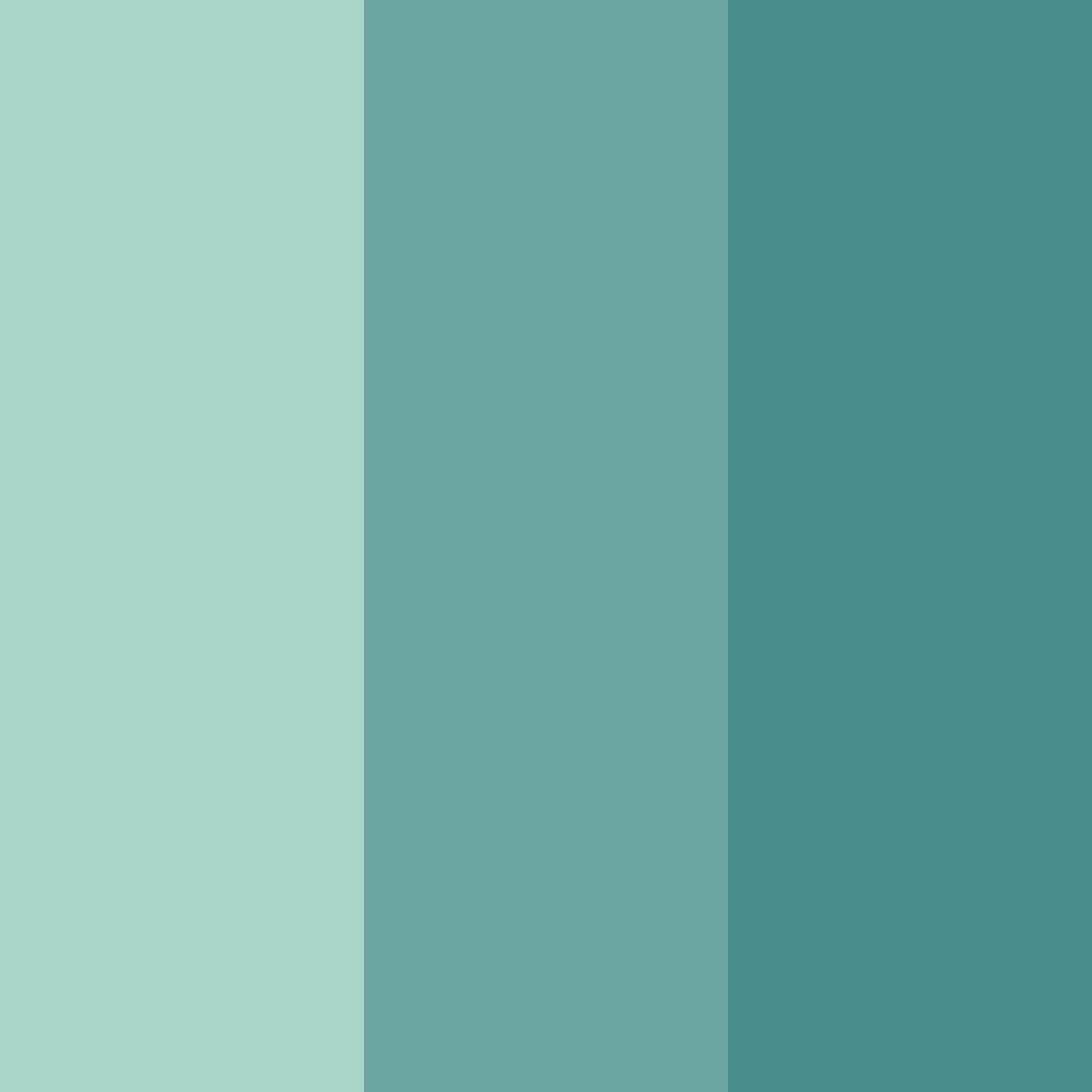 Download teal theropod color palette PNG image (square)