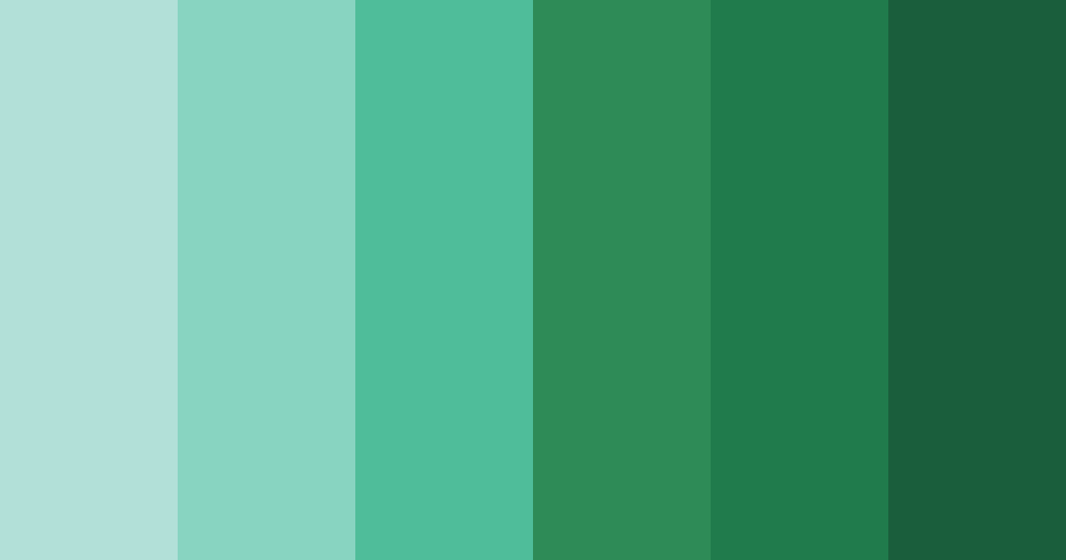 Download tropical oasis color palette PNG image (landscape)