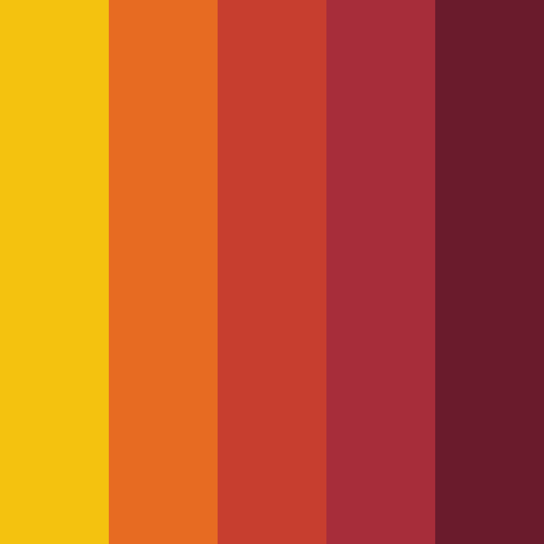 Download mushroom kingdom sunset color palette PNG image (square)