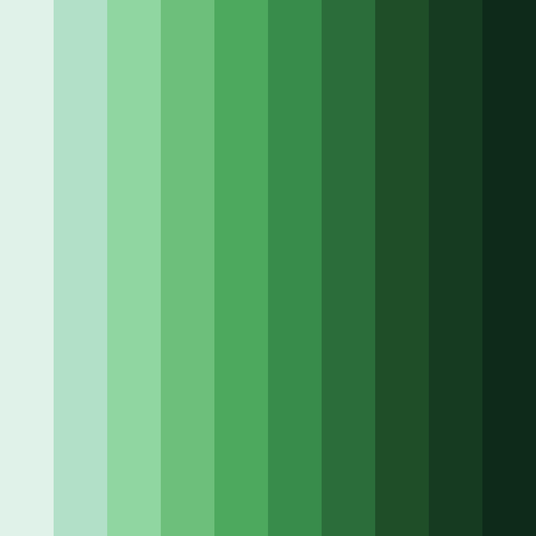 Download verdant earthtones color palette PNG image (square)
