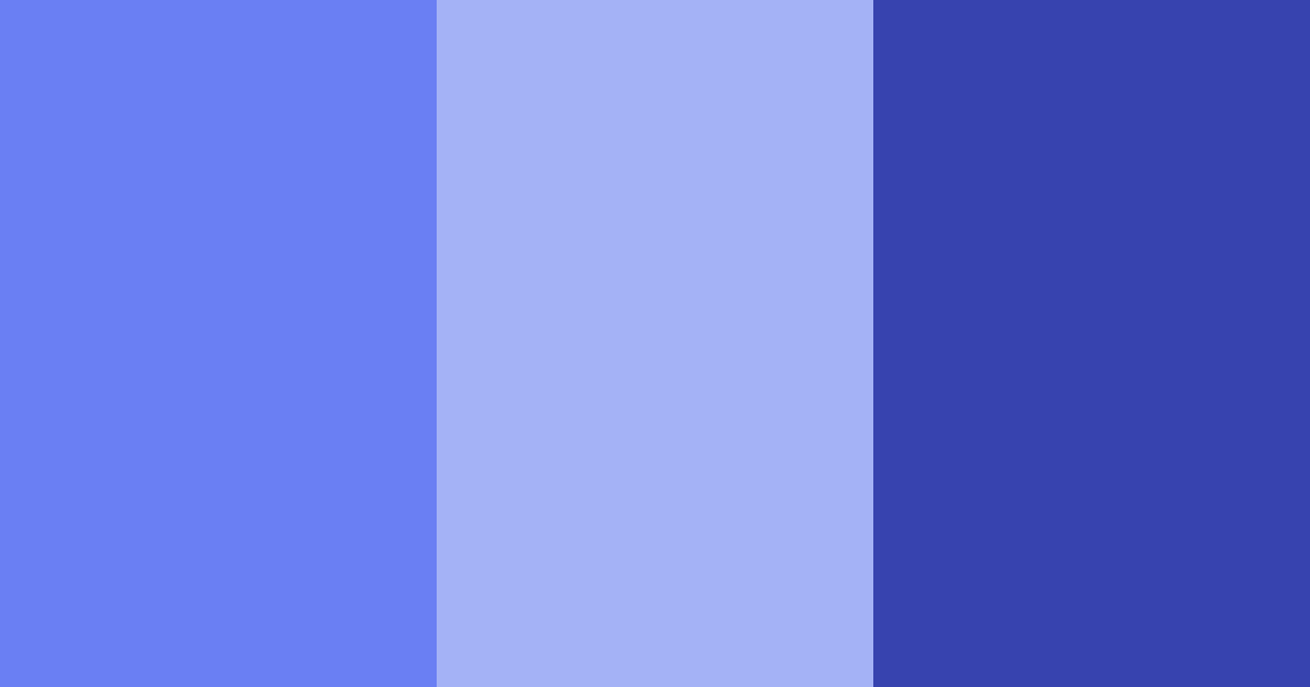 Download deep blue color palette PNG image (landscape)