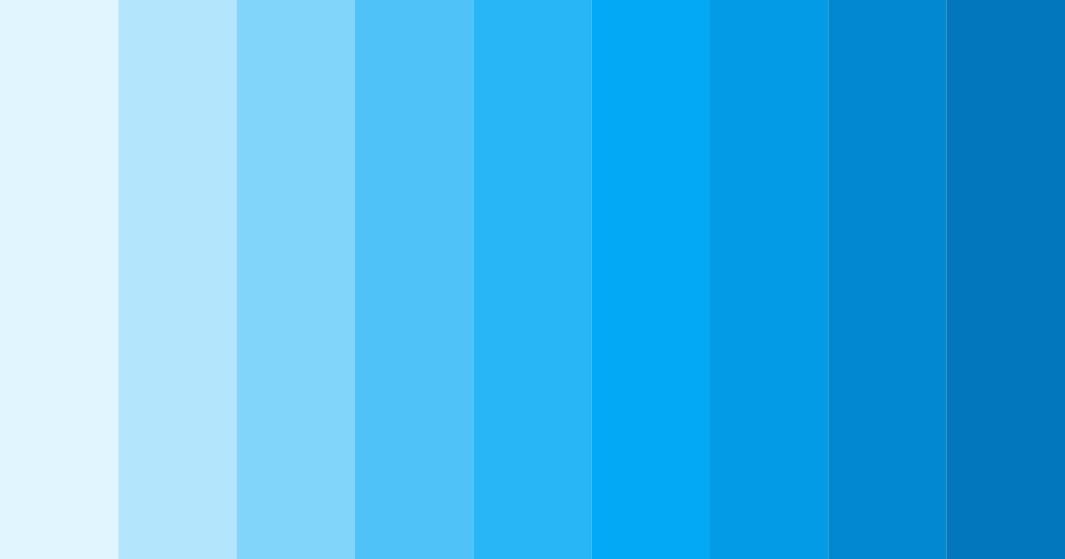 Download aqua serenade color palette PNG image (landscape)