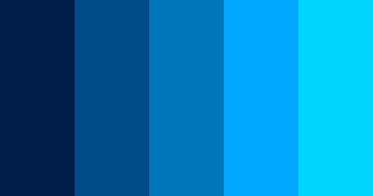 Download dark blue ocean color palette PNG image (landscape)