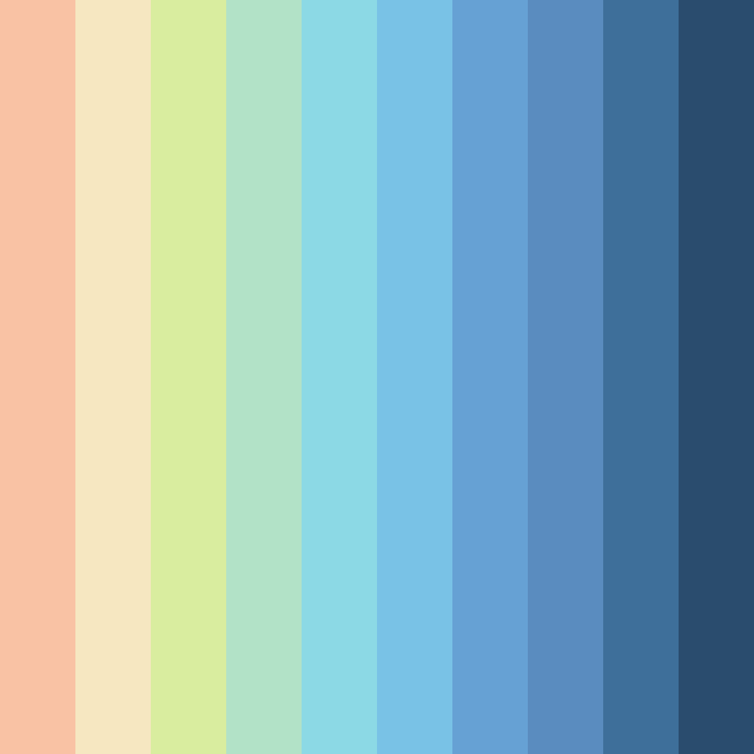 Download whimsical harmony color palette PNG image (square)