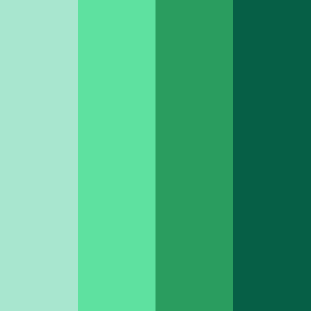 Download neon verdant symphony color palette PNG image (square)