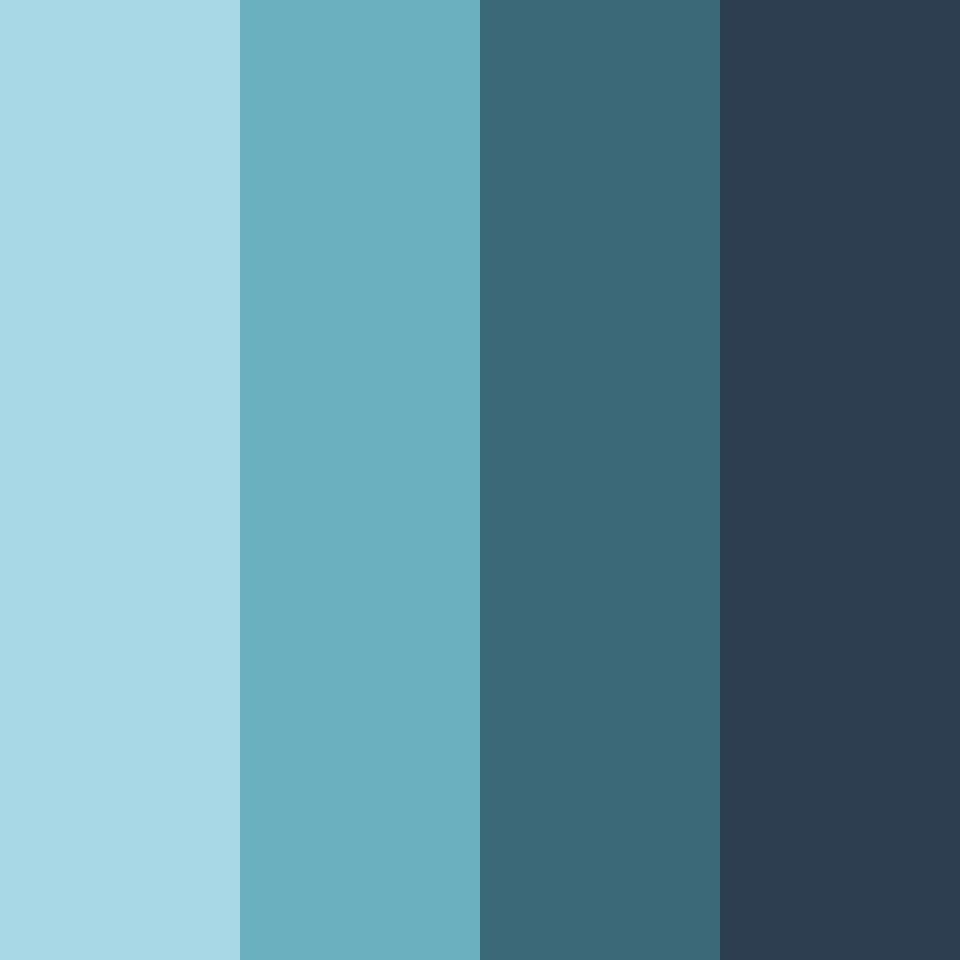 Download oceanic elegance color palette PNG image (square)