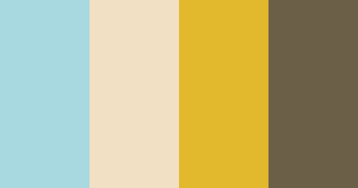 Download ice blue harmony color palette PNG image (landscape)