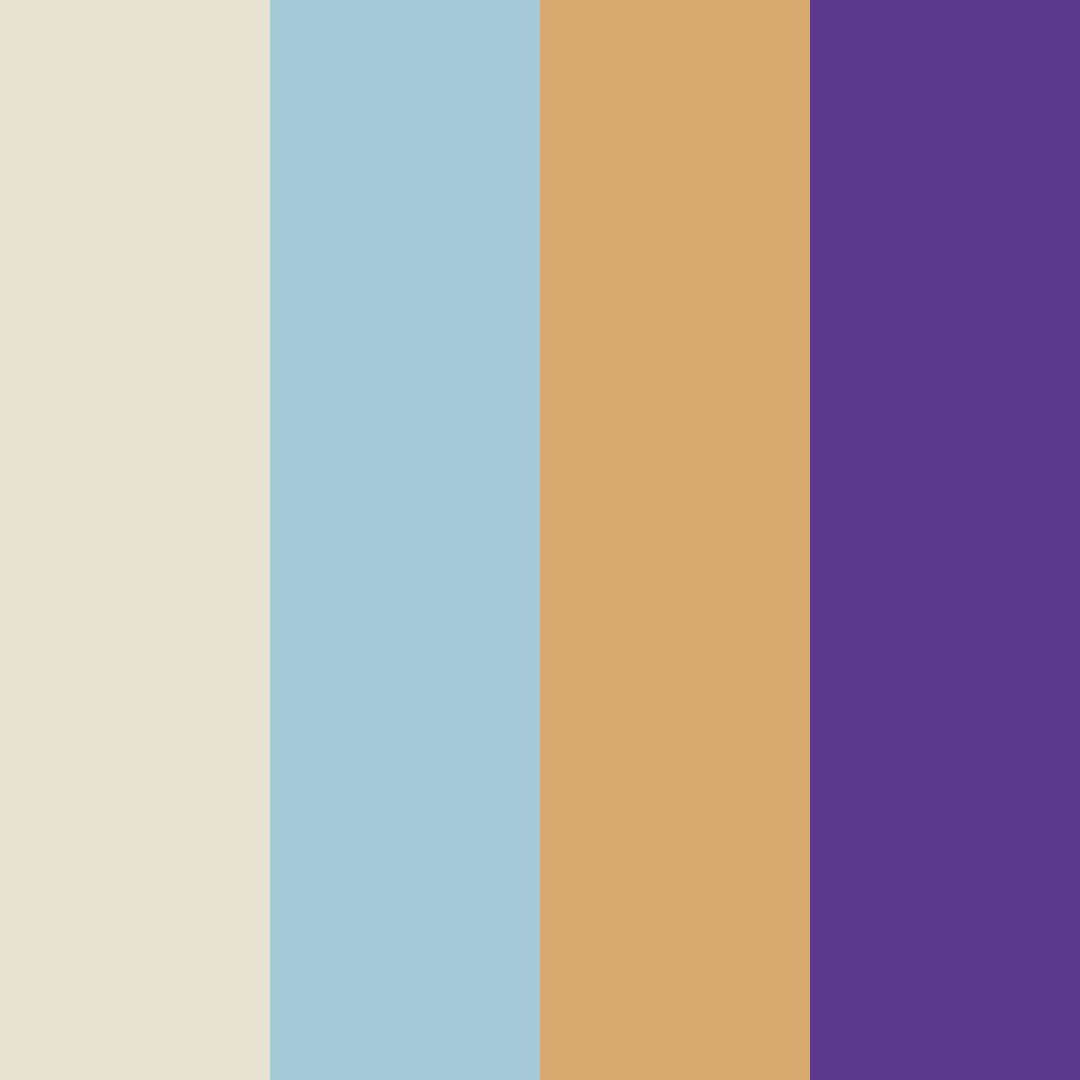 Download pearl and teal color palette PNG image (square)