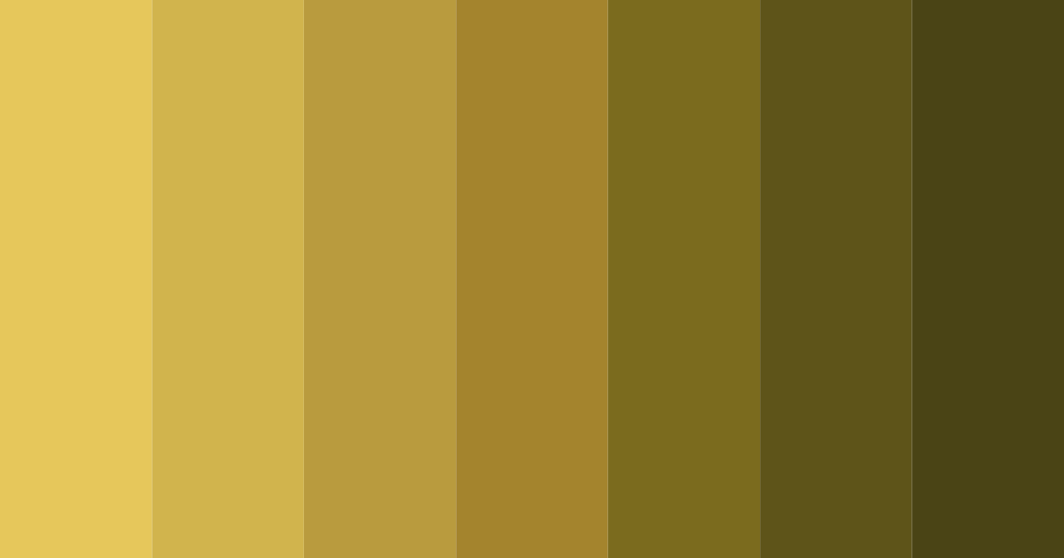 Download golden earthtones color palette PNG image (landscape)