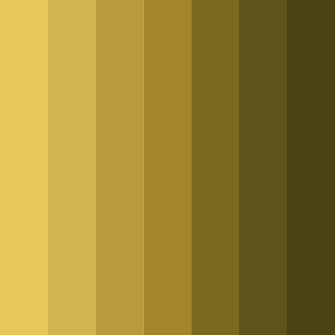 Download golden earthtones color palette PNG image (square)