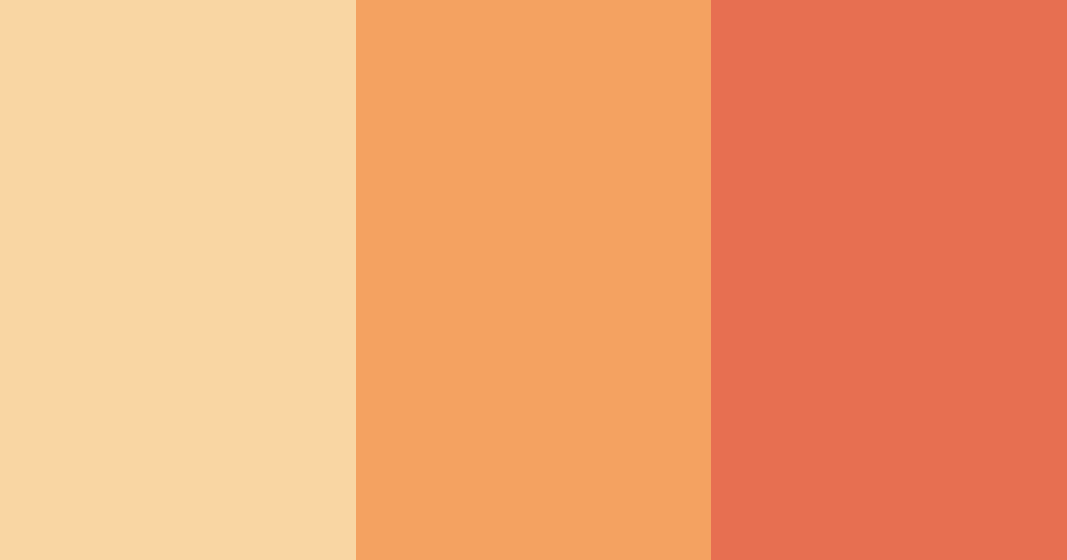 Download warm orange color palette PNG image (landscape)