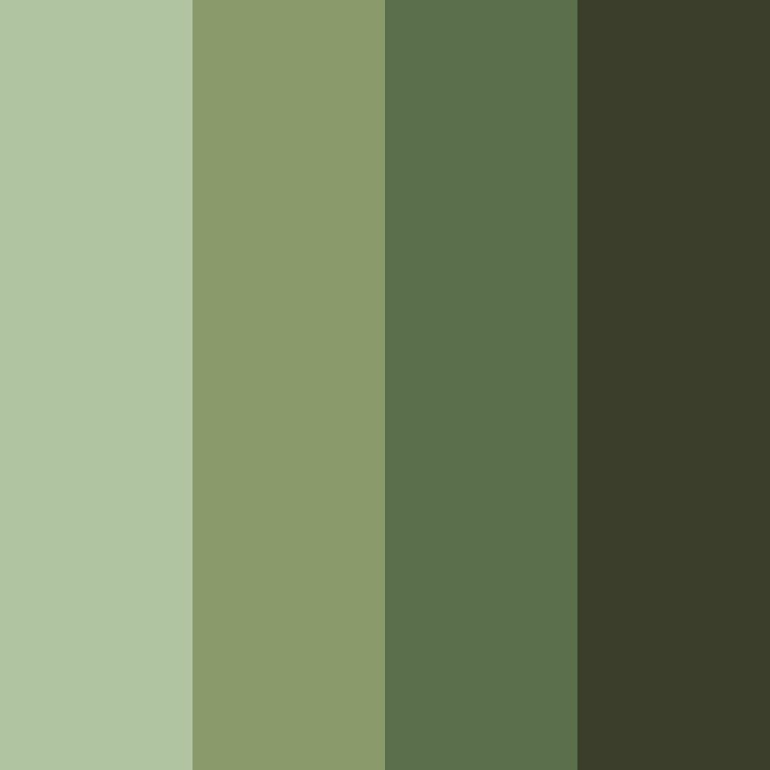 Download whispering woods color palette PNG image (square)