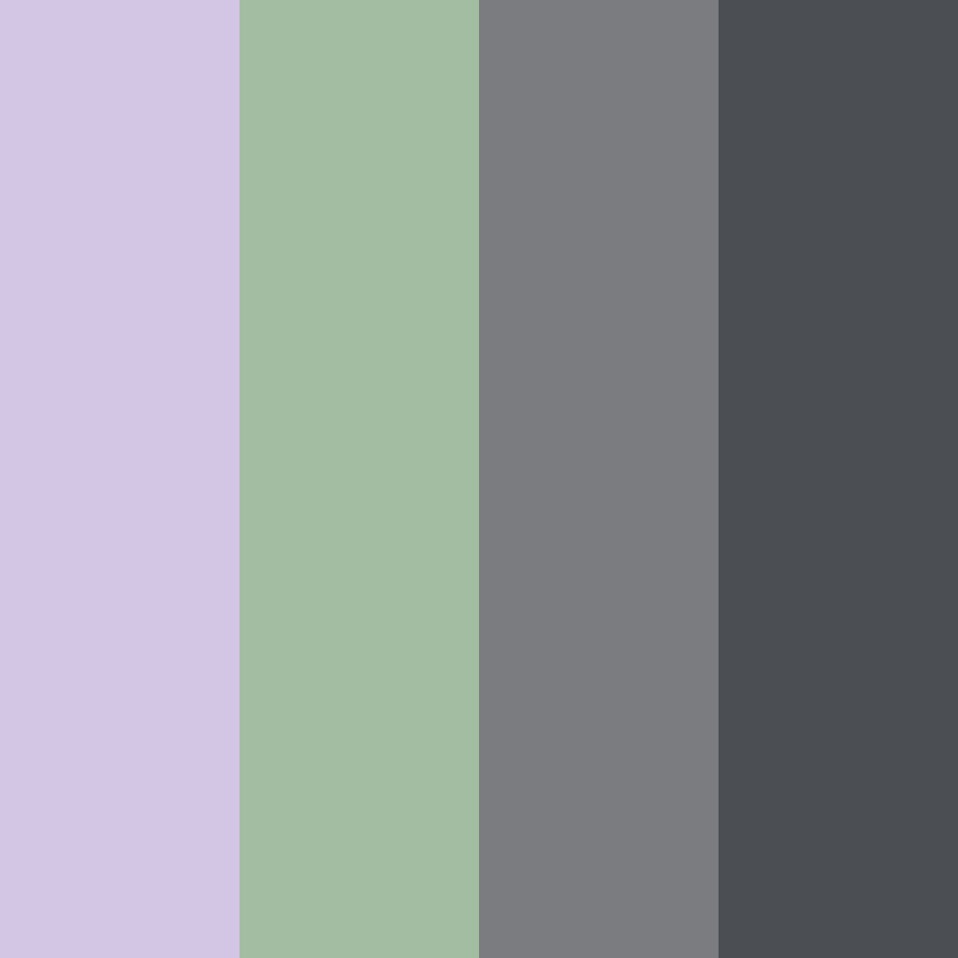 Download purple gray green color palette PNG image (square)