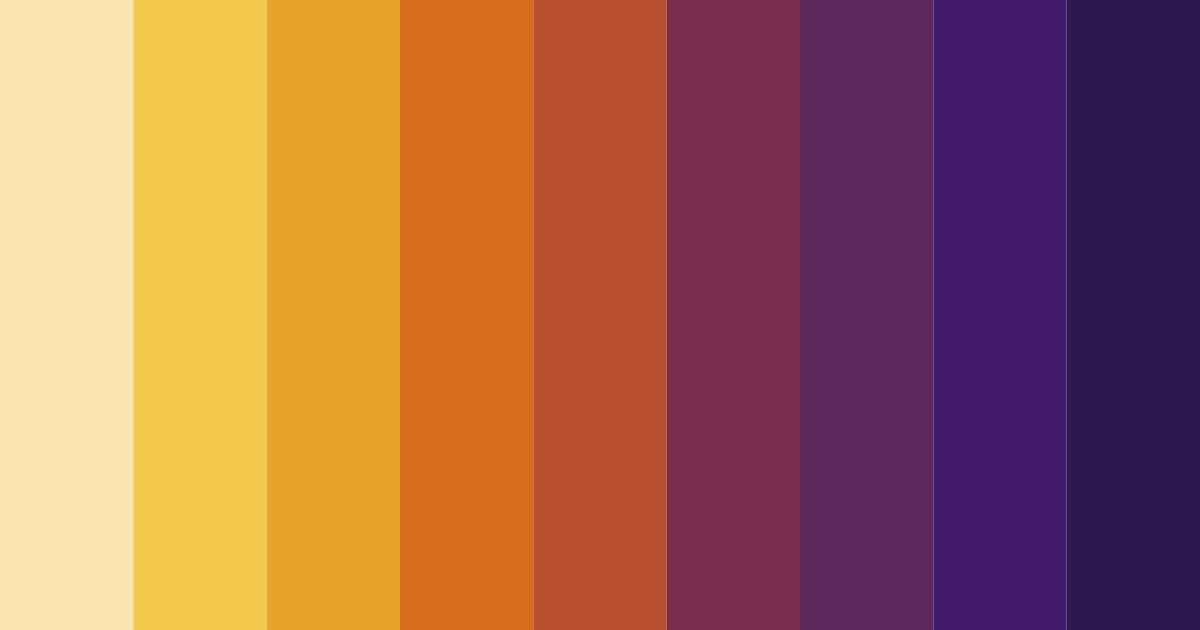 Download orange explosion color palette PNG image (landscape)
