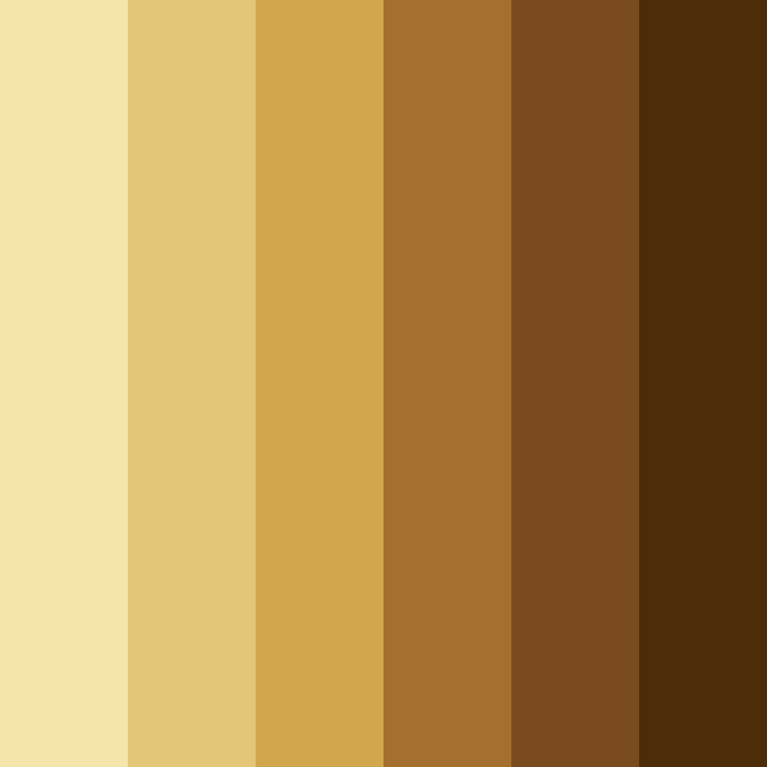 Download dutch sunlit fields color palette PNG image (square)