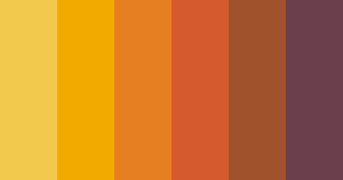 Download dutch chic sunset color palette PNG image (landscape)