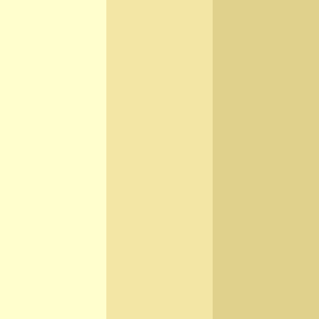 Download soft yellow color palette PNG image (square)