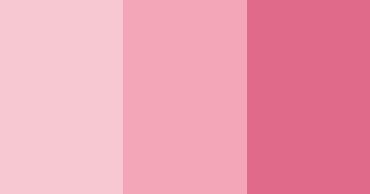 Download soft pink color palette PNG image (landscape)
