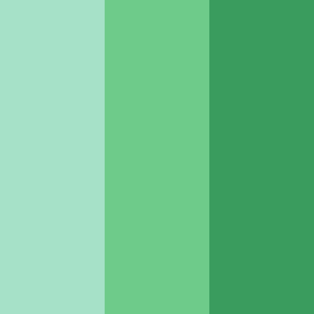 Download verdant awakening color palette PNG image (square)
