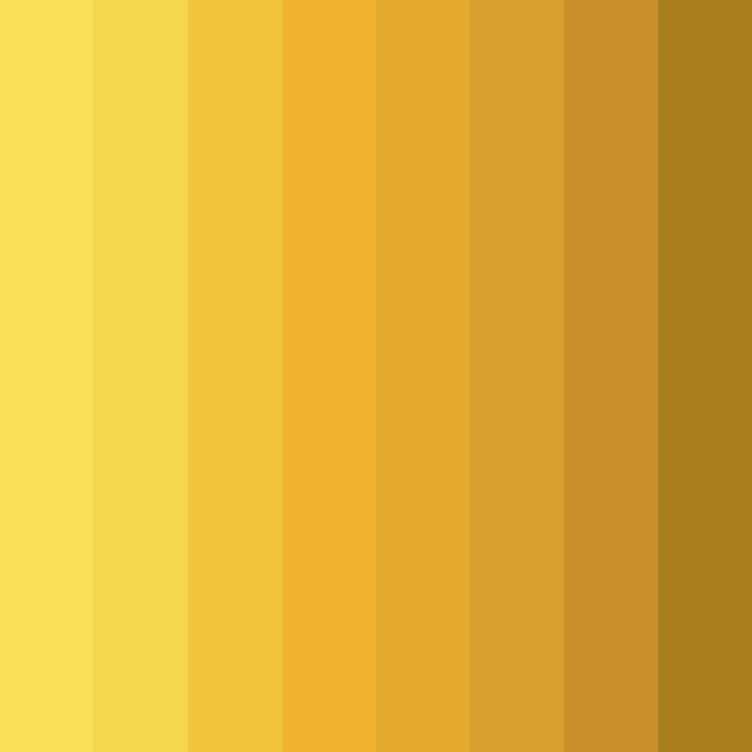 Download sunflower yellow color palette PNG image (square)
