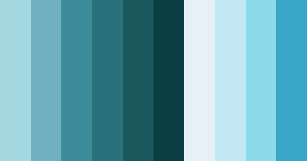 Download ocean breeze harmony color palette PNG image (landscape)