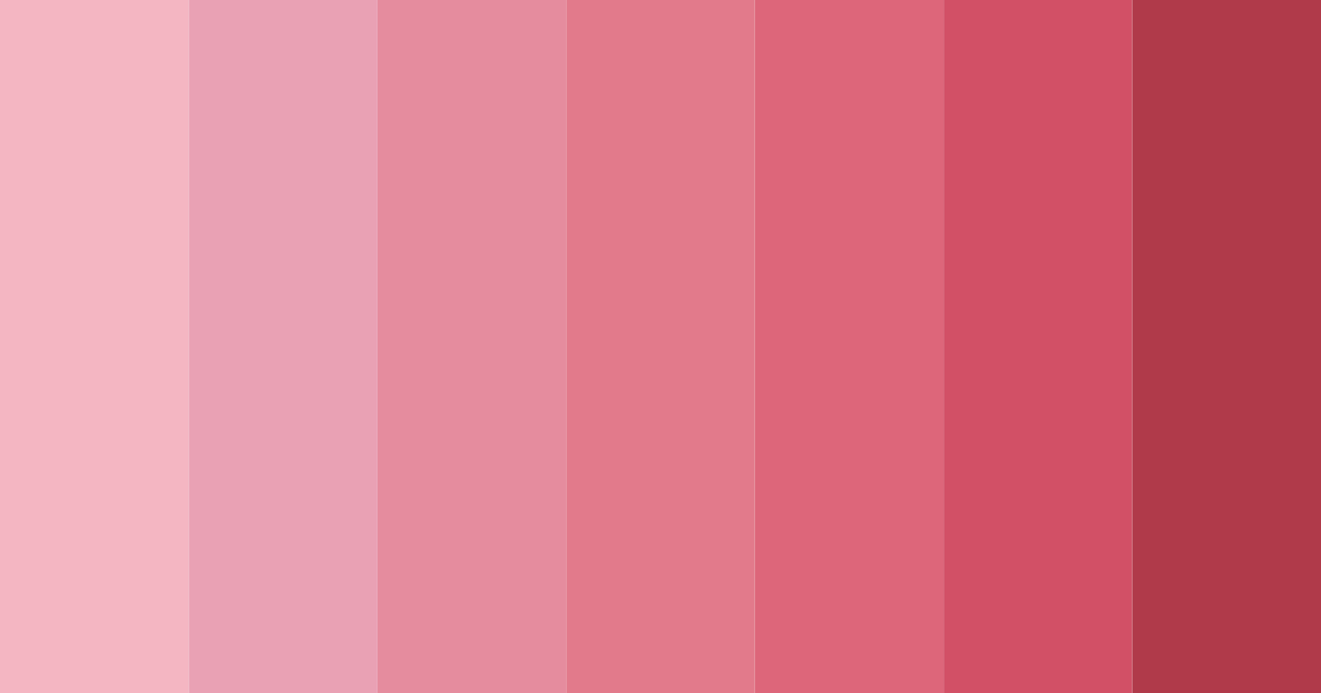 Download blushing bouquet color palette PNG image (landscape)
