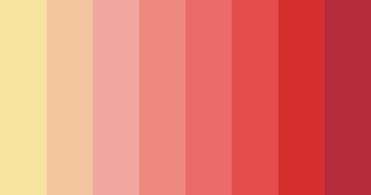 Download sunset blush color palette PNG image (landscape)