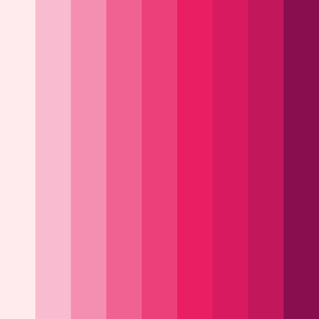 Download romantic blossoms color palette PNG image (square)