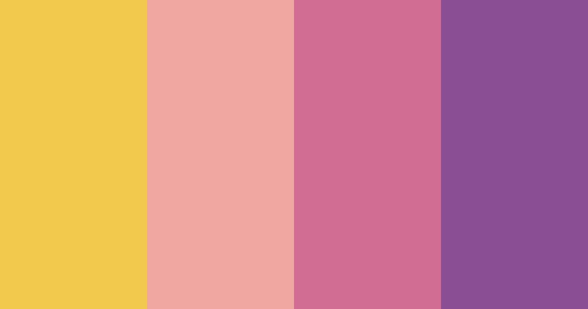 Download playful elegance color palette PNG image (landscape)