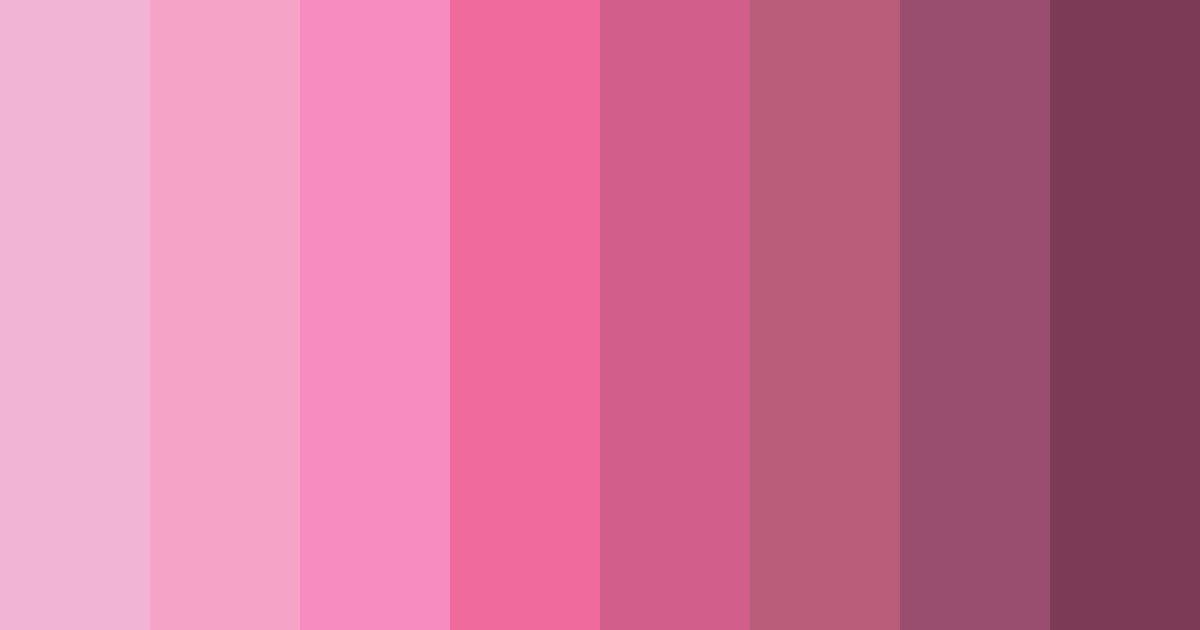 Download blushing rose garden color palette PNG image (landscape)