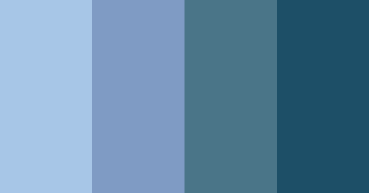 Download whispers of misty blue color palette PNG image (landscape)