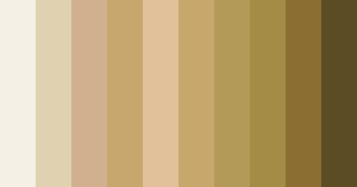 Download beige elegance color palette PNG image (landscape)