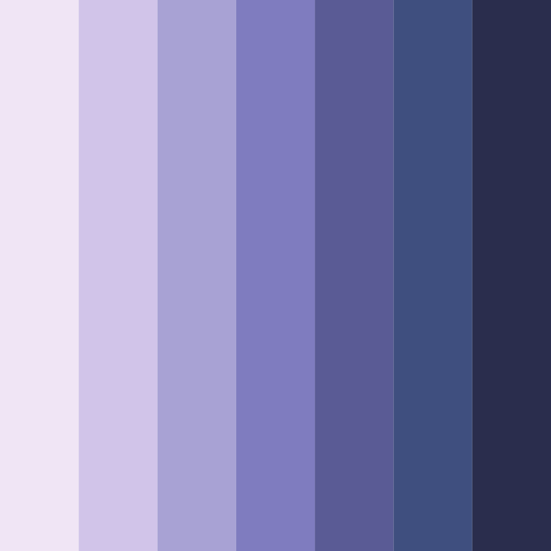 Download twilight dreams color palette PNG image (square)