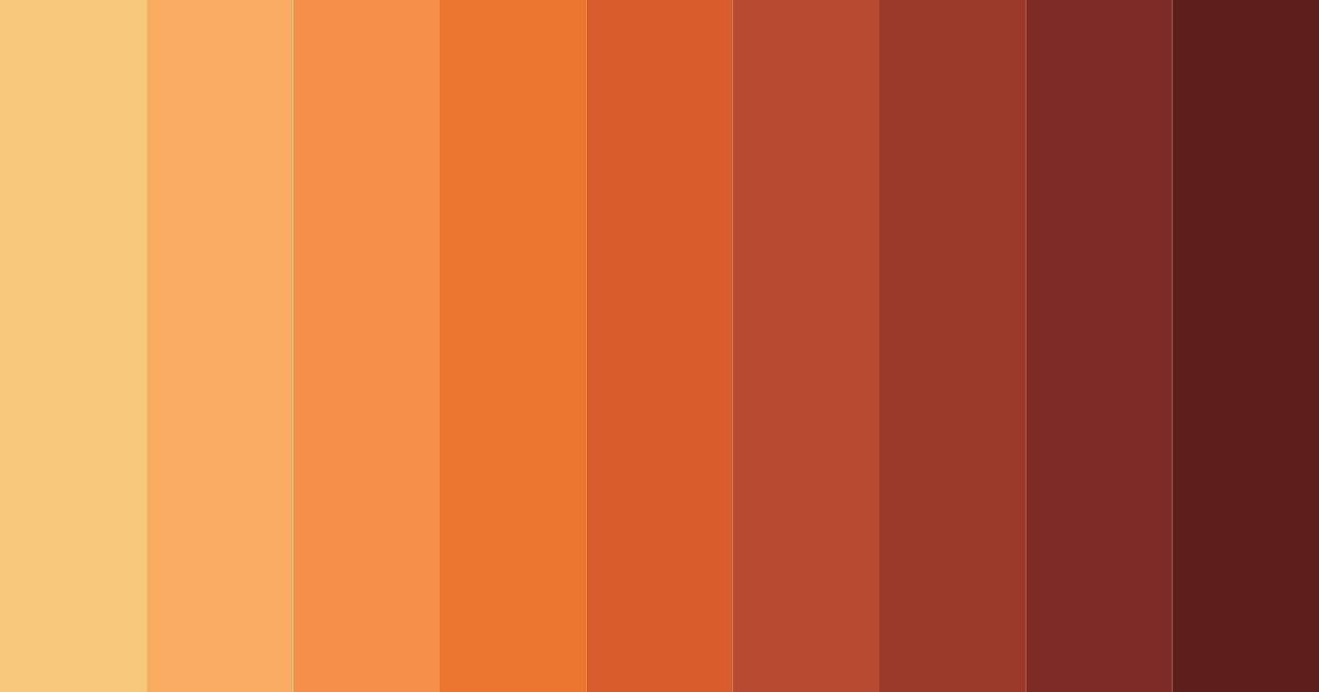 Download amber ember color palette PNG image (landscape)