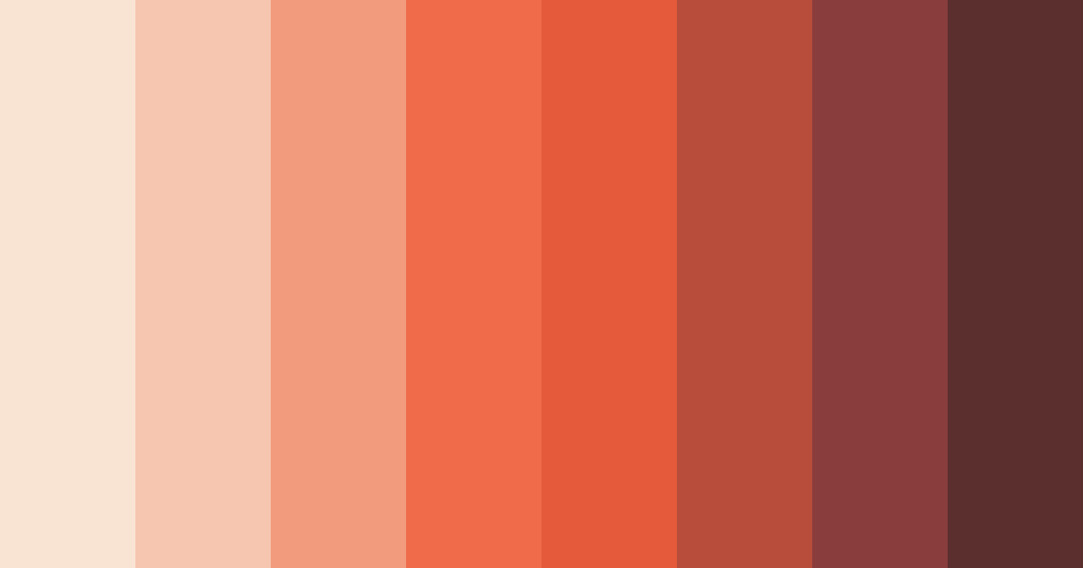 Download warm pink color palette PNG image (landscape)